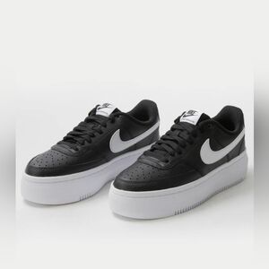 Women Nike Court Vision Alta LTR Black/White  (DM0113 002 ), Sz 9